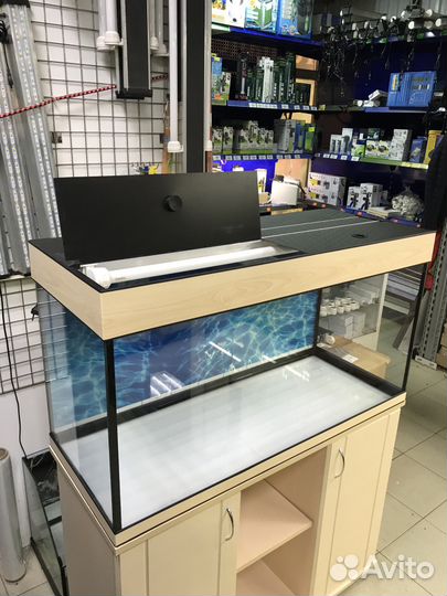 Аквариум 180 литров. С освещением. Новый