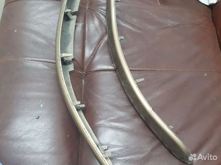 Накладки переднего бампера nissan tiida