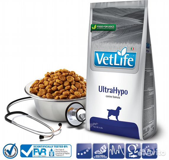 Корм для собак Farmina Vet Life UltraHypo 12 кг