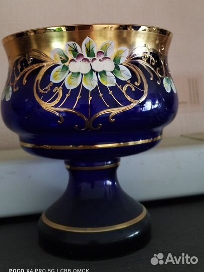 Вазы и бокалы bohemia, Чехия. Оригинал