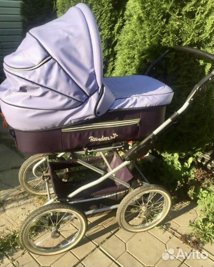 Коляска reindeer 3 в 1 (leather collection)