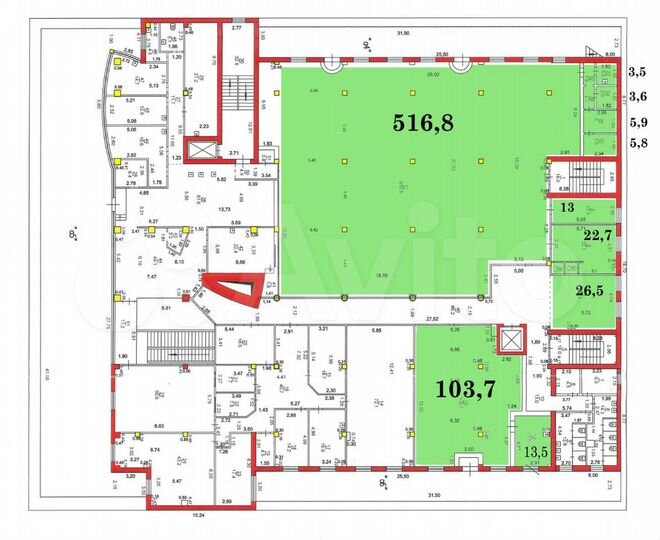 Свободного назначения, 715 м²