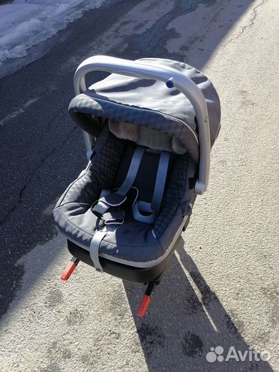 Автолюлька от 0 до13 кг с базой isofix