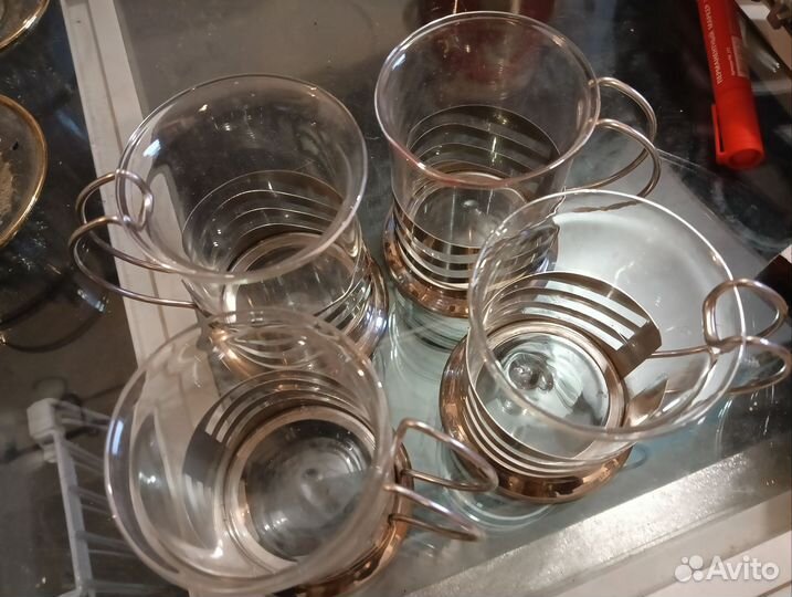 Стакан с подстаканником