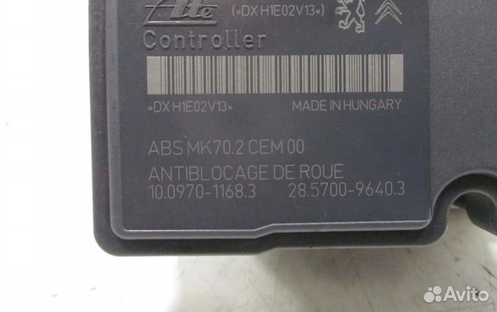 Блок абс 9675099880 Peugeot 207 2006 - 2013 года