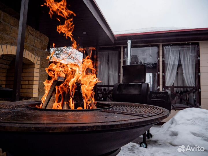 Чугунный гриль Везувий Fantastic Grill 700