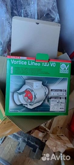 Канальный вентилятор 125 vo