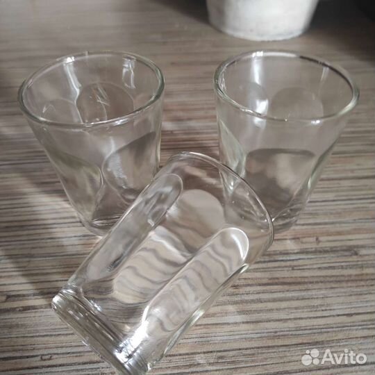 Рюмка стекло,цветное стекло и гранёные