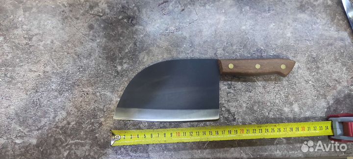 Сербский кованный нож 429гр