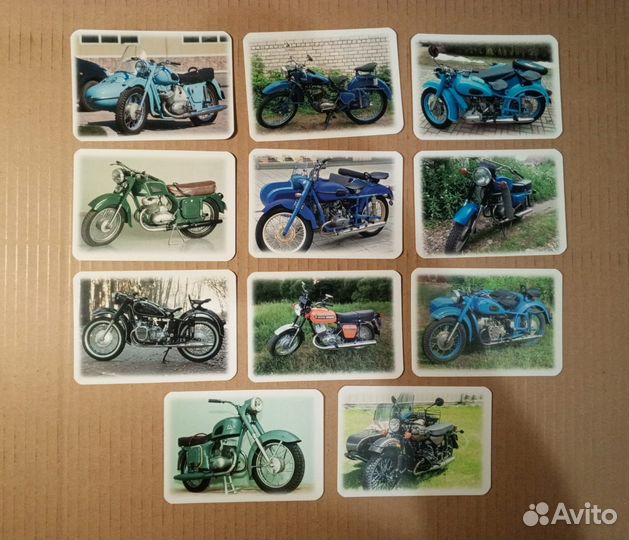 Комплект карманных календарей мотоциклы СССР
