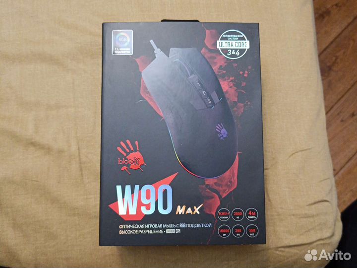 Игровая мышь a4tech blood w90 max