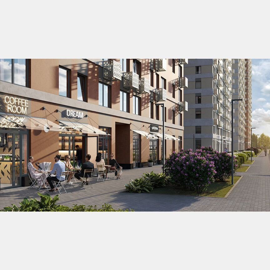 1-к. квартира, 36,7 м², 21/23 эт.