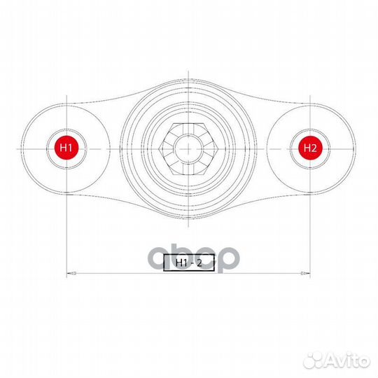 Шаровая опора SBK8102 (Старый cbkh26) CB0191 CTR