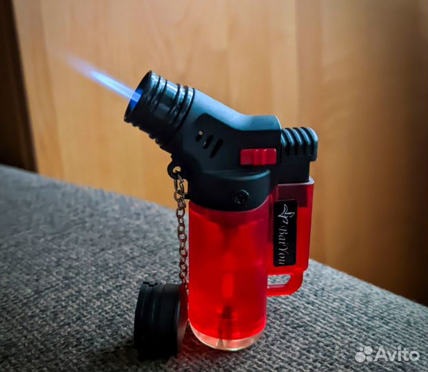 Турбо зажигалка, газовая - горелка мини