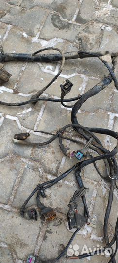 Проводка двигателя Ауди 80 Б4 2.0 ABT