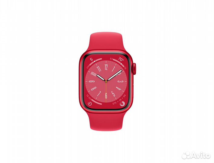 Apple Watch Series 8 45 мм RED Sport Band M/L