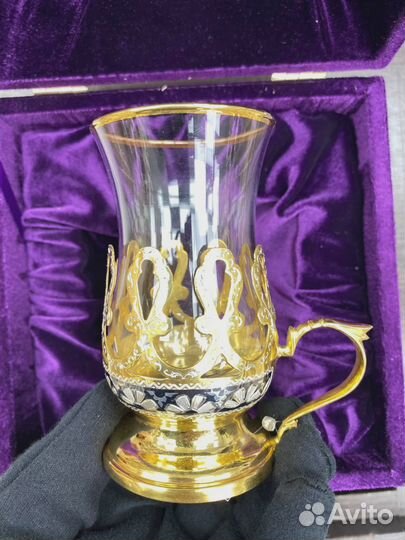 Подстаканник из серебра на 120 мл