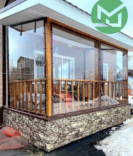 Мягкие окна пвх для террас