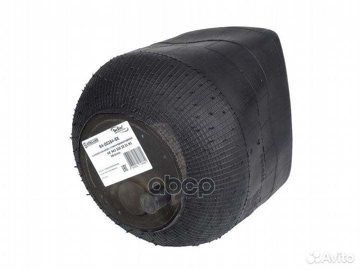 Пневмоподушка без стак. 1отв. смещ.10 1шп-шт.М