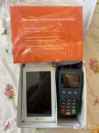 Онлайн касса Эвотор 7.2 + пинпад PAX SP-30