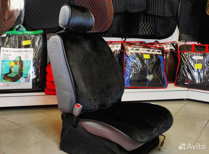 Меховые Накидки Чехлы на сиденья Toyota Rav-4 (XA50)