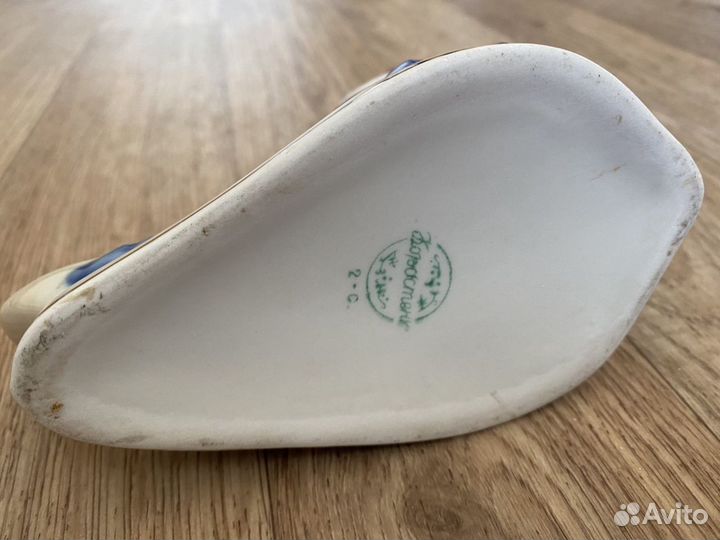 Статуэтка фарфор рыба Карп Коростень СССР