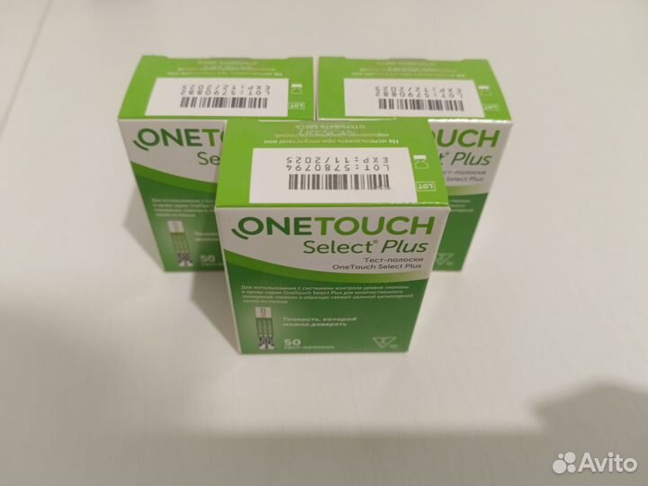 Тест полоски one touch select plus 50 шт