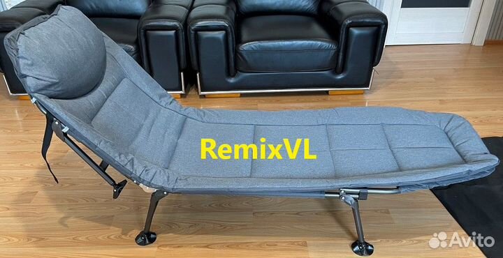 Раскладушка лежанка пляжная кровать походная Видео