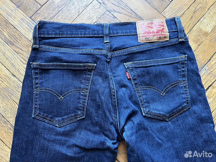 Джинсы levis 511 w 30 l 32