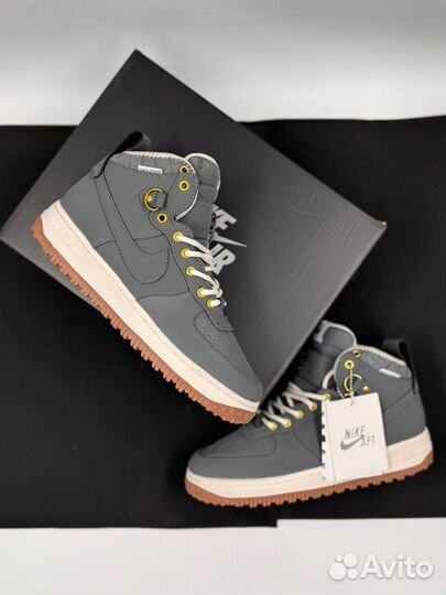 Nike air force 1 lunar duckboot зимние с мехом