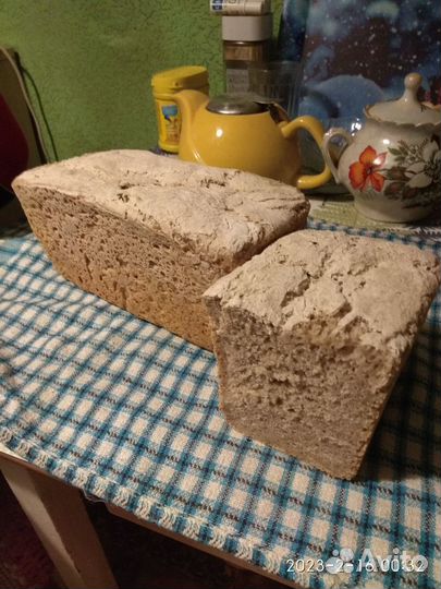 Бездрожжевой хлеб на закваске