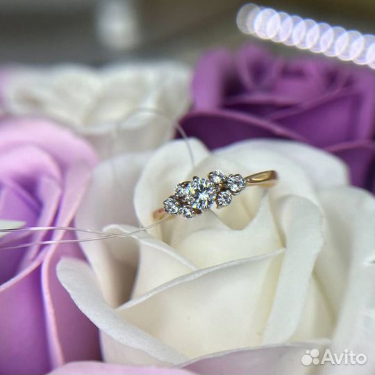 Золотое кольцо 585 пробы золото