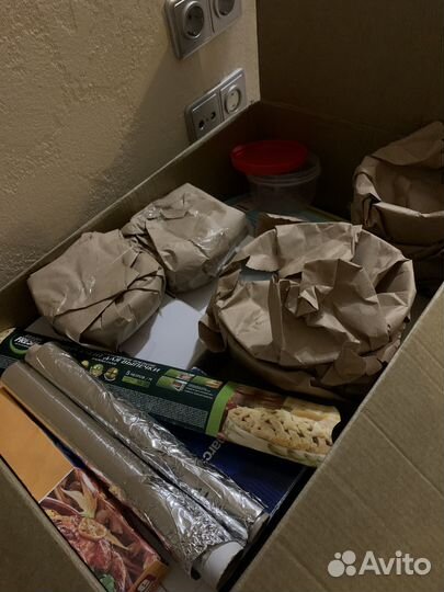 Коробка с посудой