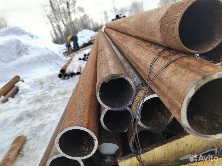 Труба на столбы для забора нкт 73