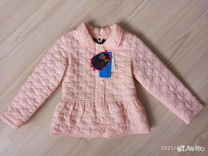 Новая лёгкая куртка и ветровка б/у р.98-104