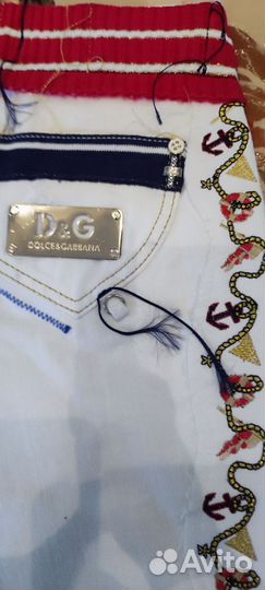 Шорты джинсовые D&G р. 42-48, 100% хлопок