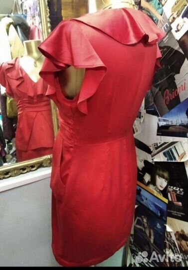 Платье атлас MiuMiu 40-42 р