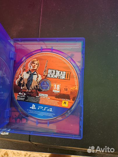 Red dead redemption 2 ps4 диск
