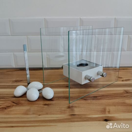 Биокамин настольный белый