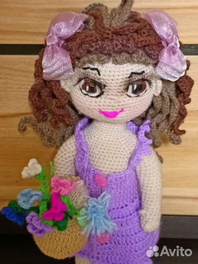 Вязаные интерьерные куклы