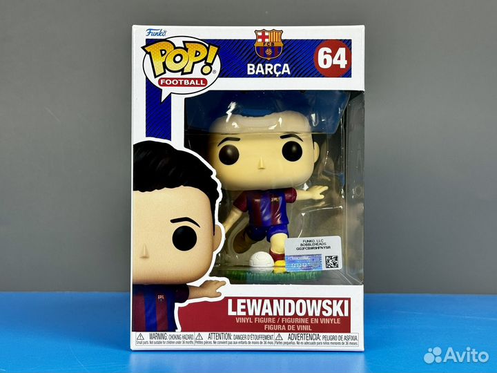 Funko Pop Football 64 Robert Lewandowski FC Barca