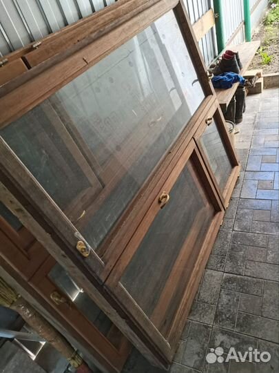 Деревянные окна со стеклопакетом бу