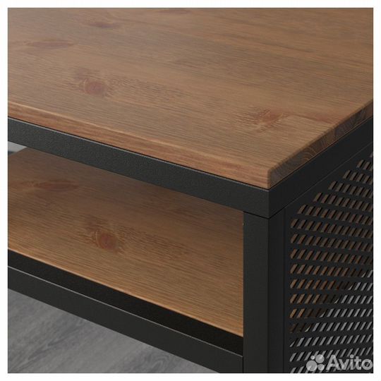 Икеа фьелльбо Стол д/ноутбука,черный 100x36 см