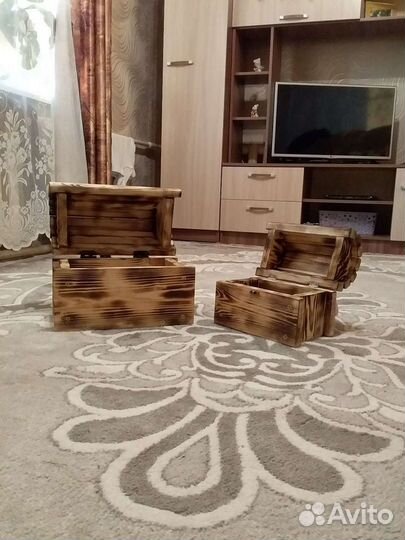 Деревянные сундучки