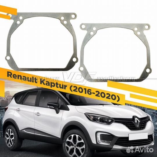 Переходные рамки для замены линз на Renault Kaptur
