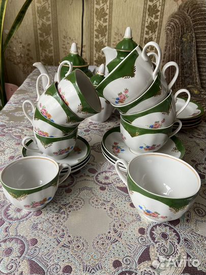 Сервиз чайный-кофейный Дулево СССР