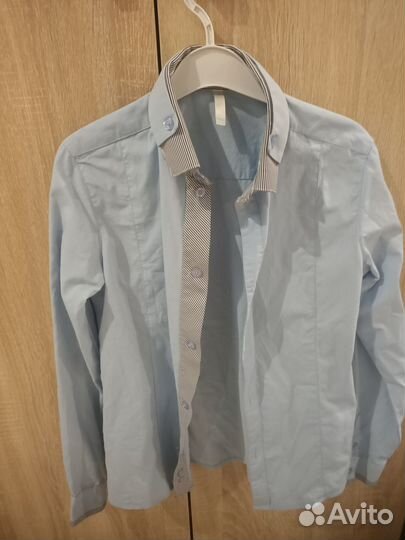 Рубашка школьная для мальчика 152