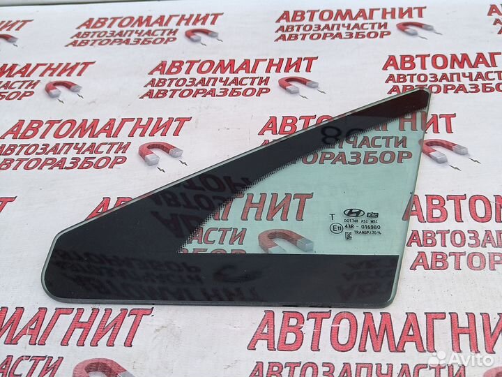 Форточка двери передней левой Хендай Соната 8 DN