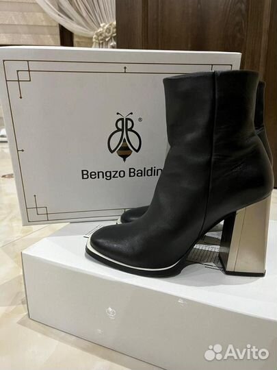 Ботильоны из натуральной кожи женские 38 39