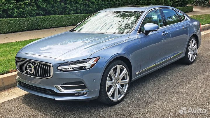 Подсветка номера на Volvo S90 2 поколение